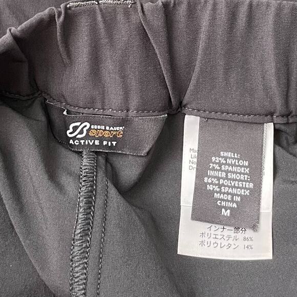 Eddie Bauer Sport Active Fit Size Medium Short Gray Skort Skirt Attached Shorts - Picture 5 of 11